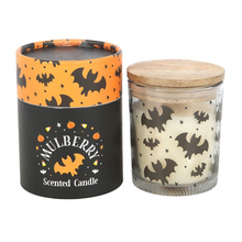 Load image into Gallery viewer, Bat Print Mulberry Candle