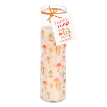 Load image into Gallery viewer, Funky Fungi Mushroom Print Tube Candle