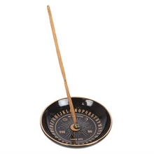 Load image into Gallery viewer, Black Talking Board Incense Holder