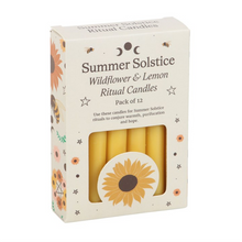 Load image into Gallery viewer, Wildflower & Lemon Summer Ritual Candles