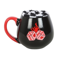 Load image into Gallery viewer, Black Dice Mug and Socks Set