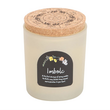 Load image into Gallery viewer, Imbolc Spiced Vanilla Wheel of the Year Candle
