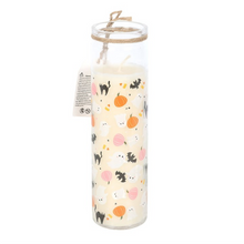 Load image into Gallery viewer, Sweet and Spooky Print Candy Corn Tube Candle