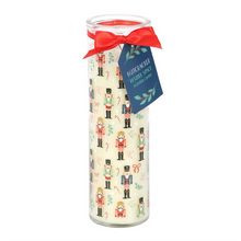 Load image into Gallery viewer, Nutcracker Print Festive Spice Tube Candle