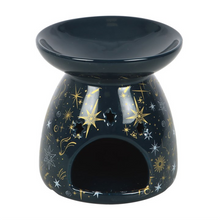 Load image into Gallery viewer, Blue Starry Night Oil Burner and Wax Warmer