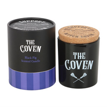 Load image into Gallery viewer, *The Coven Black Fig Scented Glass Candle with Cork Lid (12/24)