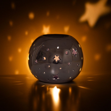 Load image into Gallery viewer, Purple Iridescent Star Oil Burner and Wax Warmer
