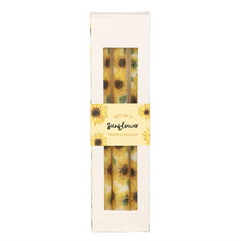 Load image into Gallery viewer, Set of 3 Sunflower Taper Candles