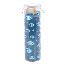 Load image into Gallery viewer, All Seeing Eye Print White Rose Tube Candle