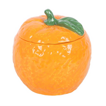 Load image into Gallery viewer, Orange Shaped Candle Jar