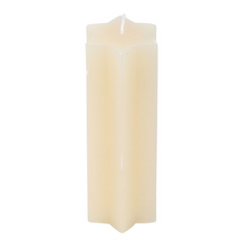 Load image into Gallery viewer, Cream Starry Night Star Shaped Taper Candle