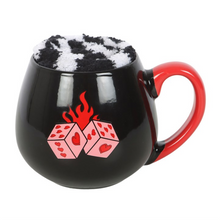 Load image into Gallery viewer, Black Dice Mug and Socks Set
