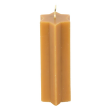 Load image into Gallery viewer, Gold Starry Night Star Shaped Taper Candle