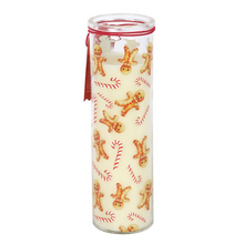 Load image into Gallery viewer, Candy Cane Warm Gingerbread Tube Candle