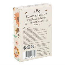 Load image into Gallery viewer, Wildflower & Lemon Summer Ritual Candles