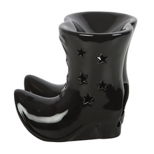 Load image into Gallery viewer, *Black Witch Boots Ceramic Oil Burner (12/24)
