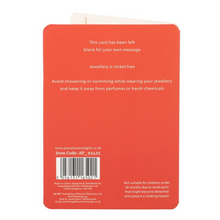 Load image into Gallery viewer, Best Teacher Apple Necklace on Greeting Card