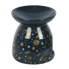 Load image into Gallery viewer, Blue Starry Night Oil Burner and Wax Warmer
