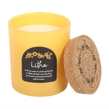 Load image into Gallery viewer, Litha Wildflower Wheel of the Year Candle