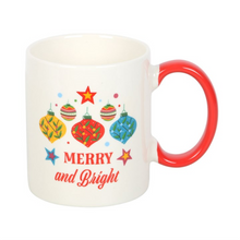 Load image into Gallery viewer, Merry and Bright Bauble Mug