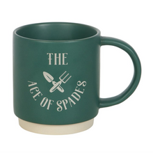 Load image into Gallery viewer, Ace of Spades Mug with Spade Spoon