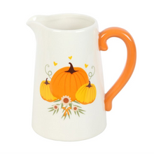 Load image into Gallery viewer, Autumn Pumpkin Ceramic Flower Jug