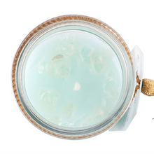 Load image into Gallery viewer, White Sage Tube Candle with Clear Quartz Crystals