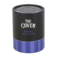 Load image into Gallery viewer, *The Coven Black Fig Scented Glass Candle with Cork Lid (12/24)