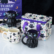 Load image into Gallery viewer, Cute and Creepy Bat Cat Mug