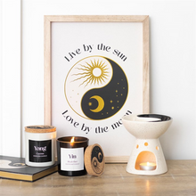 Load image into Gallery viewer, Set of 2 Yin Yang Black Oud and Coconut Candles