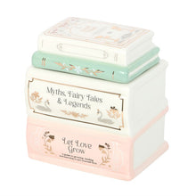 Load image into Gallery viewer, Book Stack Oil Burner Wax Warmer