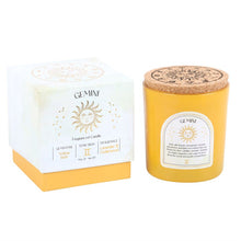 Load image into Gallery viewer, Gemini Lavender & Cedarwood Gemstone Zodiac Candle