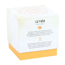 Load image into Gallery viewer, Gemini Lavender & Cedarwood Gemstone Zodiac Candle