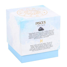 Load image into Gallery viewer, Pisces Gardenia Gemstone Zodiac Candle