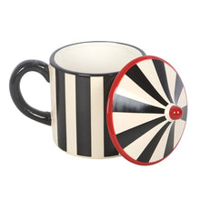 Load image into Gallery viewer, Black Striped Circus Tent Mug