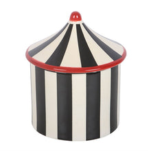 Load image into Gallery viewer, Black Striped Circus Tent Oil Burner