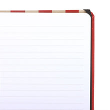 Load image into Gallery viewer, Red Circus Stripe A5 Notebook