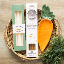 Load image into Gallery viewer, Set of 3 Carrot Patch Daisy Taper Candles