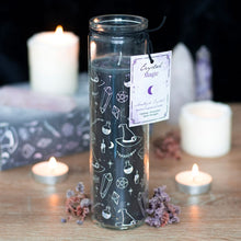 Load image into Gallery viewer, Crystal Witch Jasmine Tube Candle with Amethyst Chips