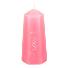 Load image into Gallery viewer, Love Crystal Candle with Rough Rose Quartz