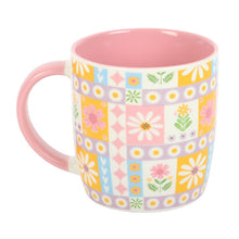 Load image into Gallery viewer, Floral Patchwork Print Mug
