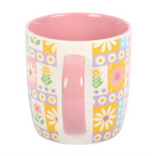 Load image into Gallery viewer, Floral Patchwork Print Mug