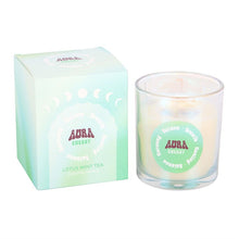 Load image into Gallery viewer, Aura Energy Lotus Mint Tea Iridescent Candle