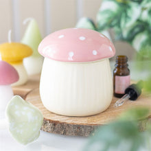 Load image into Gallery viewer, Pink Mushroom Oil Burner Wax Warmer