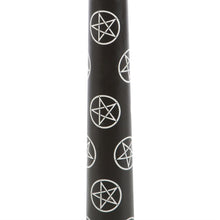 Load image into Gallery viewer, Set of 3 Black Magic Pentagram Taper Candles