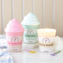Load image into Gallery viewer, Mint Choc Ice Cream Scented Candle
