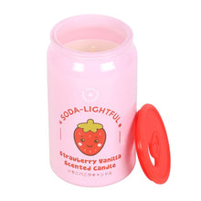 Load image into Gallery viewer, Strawberry Vanilla Soda Can Candle