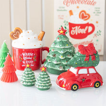 Load image into Gallery viewer, Car with Christmas Tree Oil Burner Wax Warmer