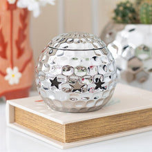 Load image into Gallery viewer, Silver Disco Ball Oil Burner Wax Warmer