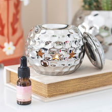 Load image into Gallery viewer, Silver Disco Ball Oil Burner Wax Warmer